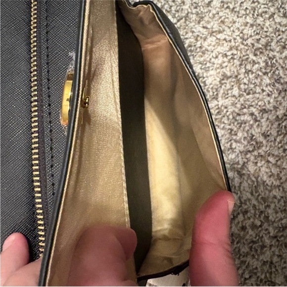 Joy Clean & Chic Saffiano Leather Crossbody Camera Bag Black Onyx - Picture 8 of 8